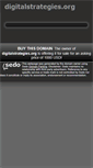 Mobile Screenshot of digitalstrategies.org